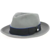 Chapeau Fedora Raymond Feutre Laine Gris- Stetson  Reference : 4501 | Chapellerie Traclet