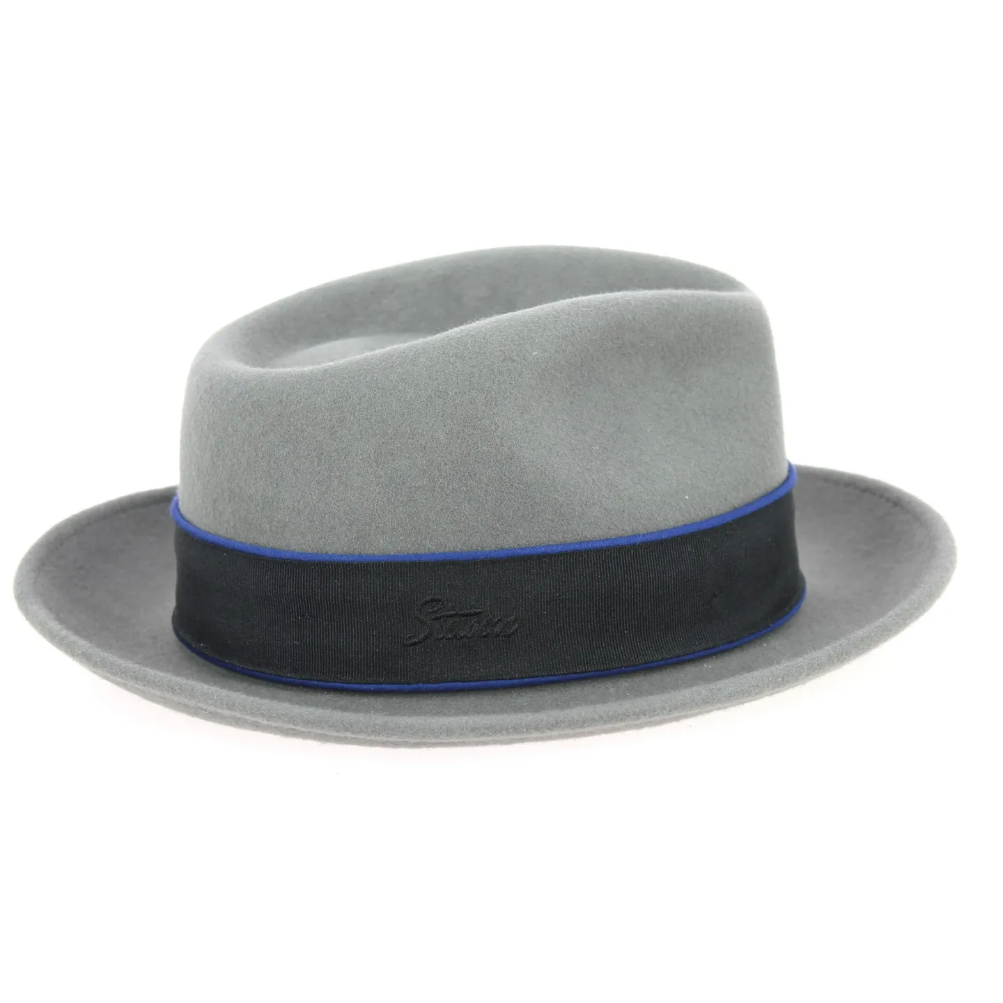 Chapeau Fedora Raymond Feutre Laine Gris- Stetson  Reference : 4501 | Chapellerie Traclet