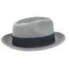 Raymond Grey Wool Felt Fedora Hat - Stetson Reference: 4501 | Traclet Hat Shop