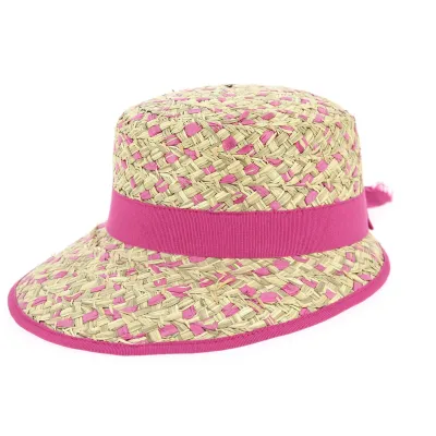 Hat - Giuditta cap with fancy ribbon Reference: 3736 | Traclet Hat Shop