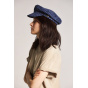 Ashland Navy Blue Sailor Cap - Brixton