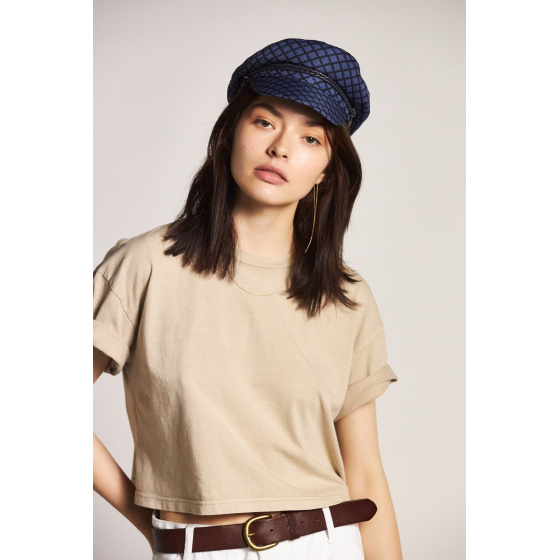 Ashland Navy Blue Sailor Cap - Brixton
