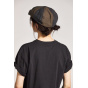 Brown & Gray Cotton Brood Cap - Brixton