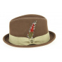 Light brown Brixton gain hat