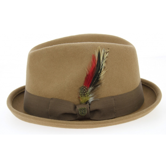 Bronze Wool Felt Trilby Hat - Brixton