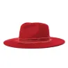Chapeau Fedora Ella Feutre Laine Rouge- Brixton  Reference : 5751 | Chapellerie Traclet