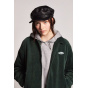 Black Leather Fiddler Unstructured Marine Cap - Brixton