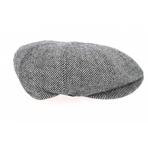 Brood Black & Grey Herringbone Cap - Brixton