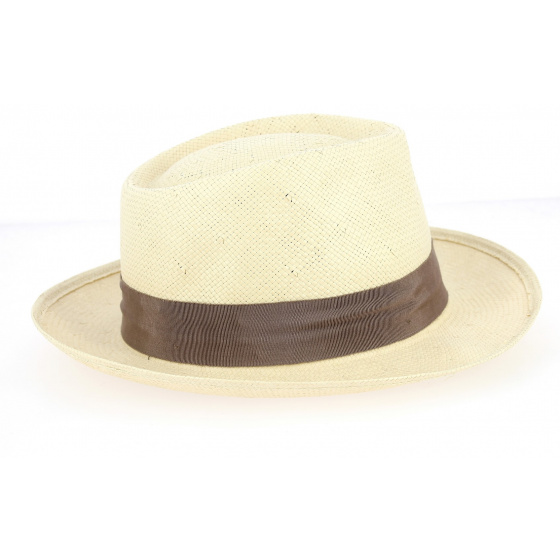 Chapeau Fedora Presley Paille Papier Naturel - Brixton