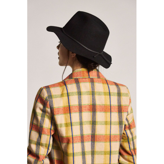 Black Wool Felt Wesley Traveller Hat - Brixton Black Wool Felt Wesley Traveller Hat - Brixton