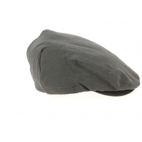 Brown Checkered Hooligan Flat Cap - Brixton