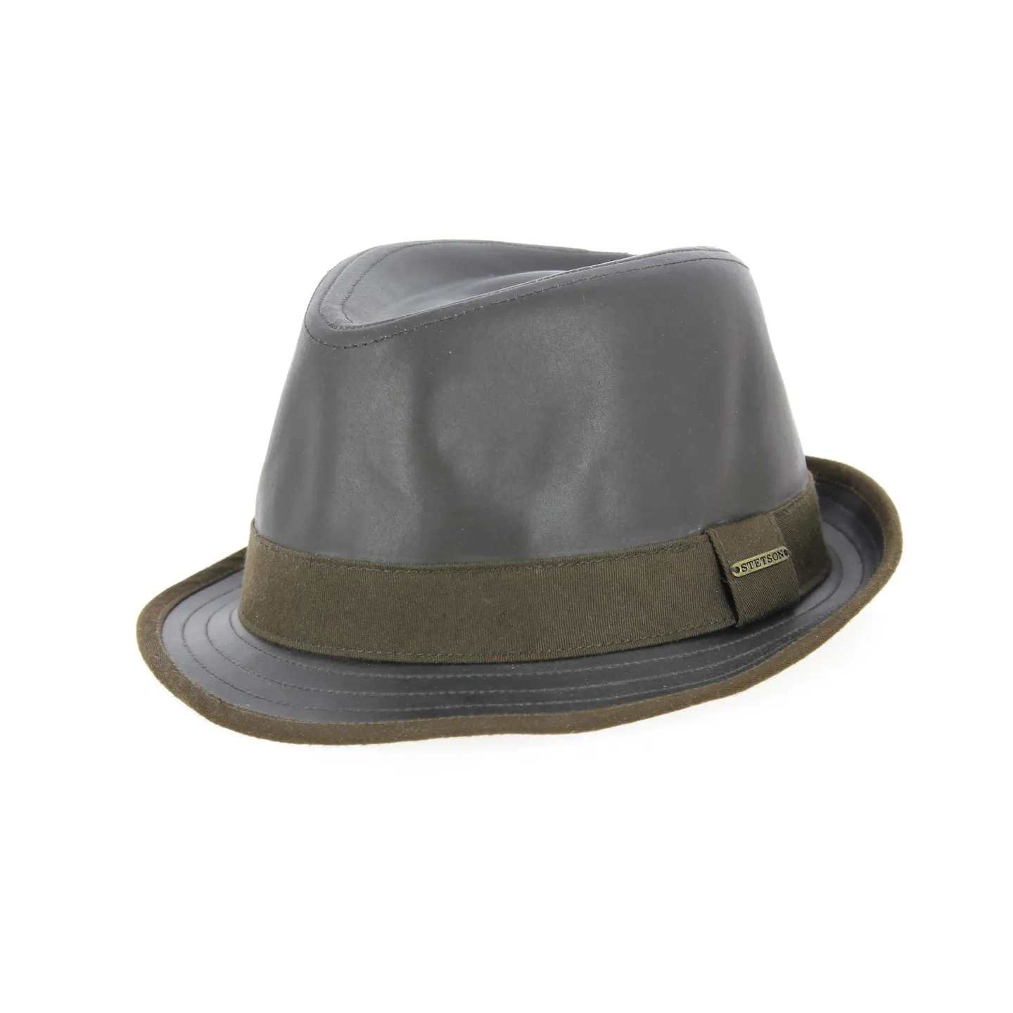 Brown Leather Trilby Hat Citrus - Stetson Reference: 4467 | Traclet Hatters