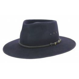 Cattleman Hat Navy Felt - Akubra