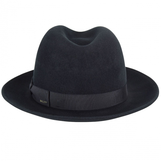 Winters Black Fedora Hat - Bailey