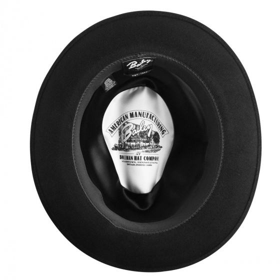 Chapeau Fedora Winters Noir -Bailey