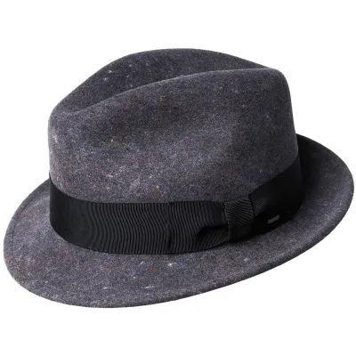 Chapeau Trilby Hutchins Gris-Bailey Reference : 9723 | Chapellerie Traclet