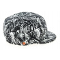 Romy Newsboy Cap Cotton Leaf Print - Mayser
