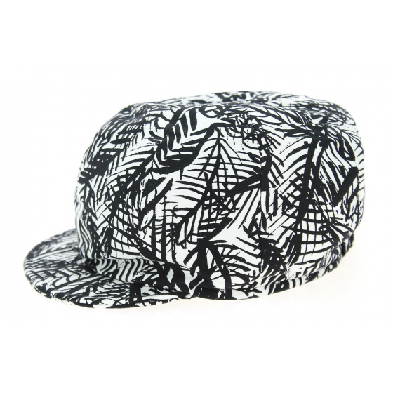 Romy Newsboy Cap Cotton Leaf Print - Mayser