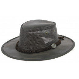 Australian Hat Foldaway Cooler Oiled Brown - Barmah