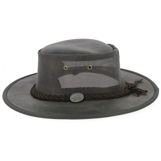 Australian Hat Foldaway Cooler Oiled Brown - Barmah
