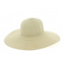 Vittoria Natural Paper Straw Wide-Brim Hat - Traclet