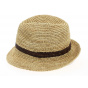 Christys Natural Straw Bude Trilby Hat