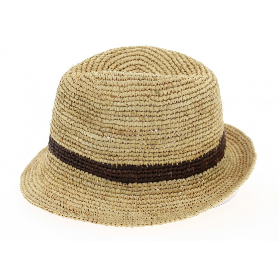 Chapeau Trilby Bude Paille Naturelle- Christys