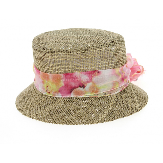 Marols Natural Straw Cloche Hat - Traclet Marols Natural Straw Cloche Hat - Traclet
