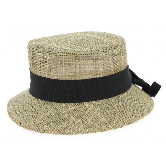 Marols Natural Straw Cloche Hat - Traclet Marols Natural Straw Cloche Hat - Traclet