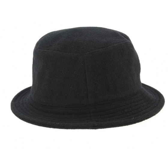 Black Rubber Bucket Hat - Qhuit