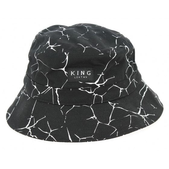 Marbled Black & White Bucket Hat - King Apparel