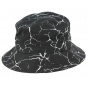 Black & White Marbled Bob Hat- King Apparel