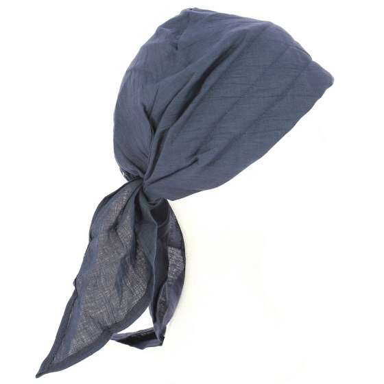 Colored Linen Chemotherapy Turban Hat