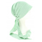 Colored Linen Chemotherapy Turban Hat