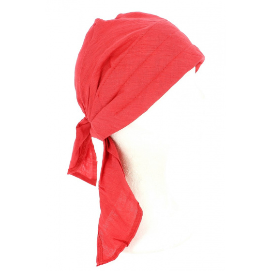 Colored Linen Chemotherapy Turban Hat