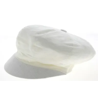 Casquette Gavroche Paola Lin Blanche- Crambes Reference : 9737 | Chapellerie Traclet