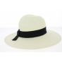 White Finja Panama Wide-Brimmed Hat -Mayser