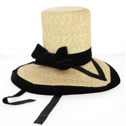 Folkloric Straw Top Hat - Traclet