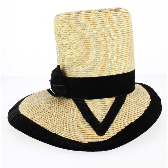 Folkloric Straw Top Hat - Traclet