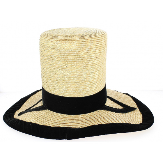 Folkloric Straw Top Hat - Traclet