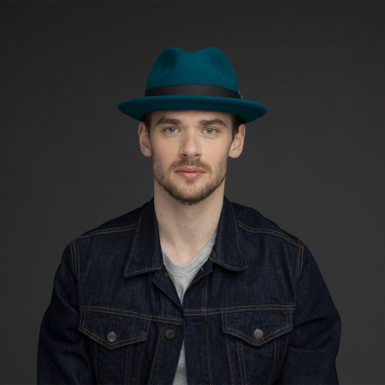 Bailey Tino Bottle Green Trilby Hat