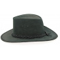 Black Leather Traveller Swagman Hat - Bc Hats