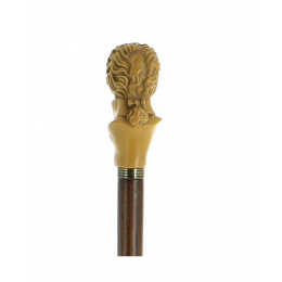 Mozart Head Walking Stick - Fayet