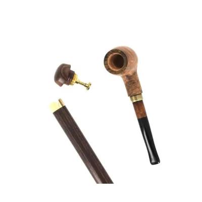 Canne pipe bruyère marron- Fayet Reference : 1782 | Chapellerie Traclet