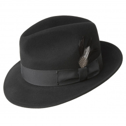 Fedora Blixen Hat Black-Bailey