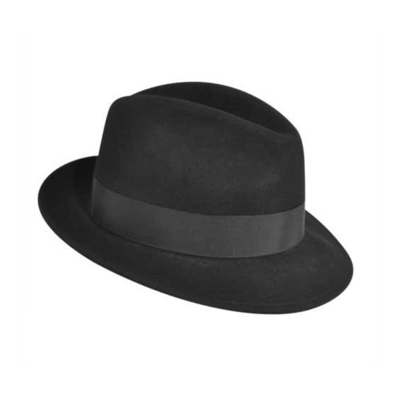 Chapeau Fedora Blixen Noir-Bailey