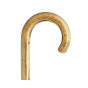 Light Flamed Acacia Curved Walking Stick - Fayet