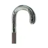 silver curved metal cane - Fayet Reference: 1606 | Traclet Hat Shop