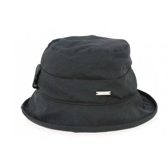 Simone Rain Bell Hat Black - Seeberger