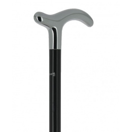 Cane with handful in chome